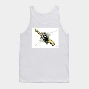 Armadillidium Maculatum "Zebra" Isopod Watercolor Tank Top